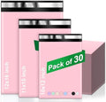 Oududianzi Poly Mailers Multi Size Pack, 30Pack Pink Shipping Bags, Packaging Bags, Self-Seal Polymailers, Mailers Poly Bags, Assorted Shipping Envelopes for Small Business (10x12, 11x15, 12.5x16) by Oududianzi