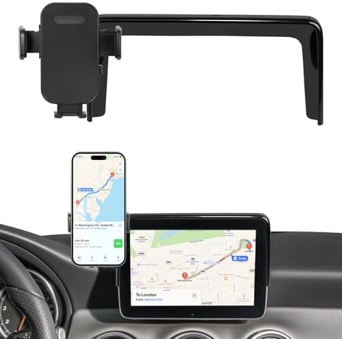 Car Phone Holder Fit for CLA 2015-2019/GLA 2016-2020/A-Class 2017-2019 Accessories -Cell Phone Mount for CLA/GLA 8 inch Touchscreen Hands-Free 360° Rotation by Unknown
