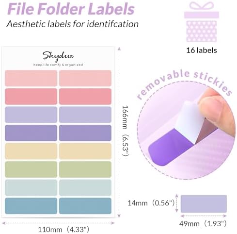 SKYDUE Expanding File Folder with 7 Pockets, Accordion File Organizer, Portable Folders for Documents, School Office Supplies Bungee Closure, Letter/A4 Size Purple - Image 2