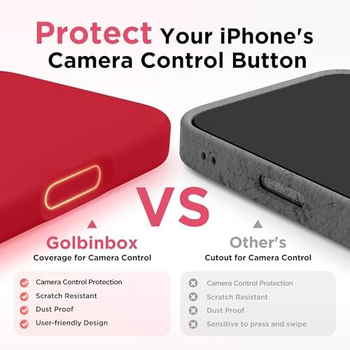 GolbinBox Magnetic for iPhone 18 Pro Max Case/17 Pro Max Case, Red - Image 3