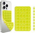 Giumel 1 Pack Green Double Sided Silicone Suction Cup Phone Case Mount, Hands-Free Strong Grip Holder for Selfies and Videos, Compatible with iPhone and Android by Giumel