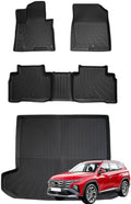 Joruoo-Floor Mats & Cargo Liner for 2022-2026 Hyundai Tucson (Only Gas Version), All-Weather Heavy Duty TPE Floor Liners Full Coverage Automotive for Tucson Accessories by JORUOOServeyouwellalltheway