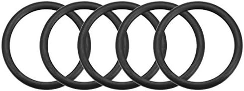 uxcell Nitrile Rubber O-Rings 32mm OD 25.8mm ID 3.1mm Width, Metric Sealing Gasket for Automotive Machine Plumbing, Pack of 5 by uxcell