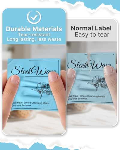 iEager Blue 3" x 3" Square Thermal Label Stickers, 500 Labels/Roll - Image 4