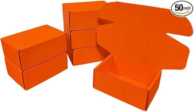 50 Pcs 4.3 x 3.1 x 2 inches Mini Size Corrugated Cardboard Gift Boxes by Unknown