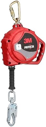 3M Protecta Self-Retracting Lifeline 3590034, Galvanized Cable, Steel Swivel Snap Hook, 20 ft., Class 1, ANSI by Unknown