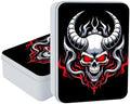 Small Metal Tins Box-4.7" x3.5"x1.6" Rectangular Empty Storage Box With Lid Decorative Organizer Storage Tin Case For Office/Cookie/Candy/Jewelry/Photo/Letter-Cow Skull by Unknown