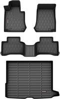 Floor Mats & Cargo Liner Compatible with 2016-2022 Mercedes Benz GLC Cargo Mat, Full Set All Weather Protection 1st, 2nd Row Car Liners & Trunk Mat, Black by AUTOBULL