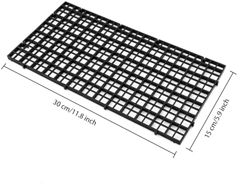 24 Pcs Aquarium Fish Tank Divider Plastic Egg Crate, S - Image 2