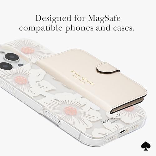 kate spade new york Morgan Magnetic Card Holder/Wallet - Cream - Image 6