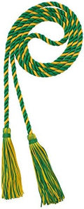 Tassel Depot Graduation Honor Cord - Kelly/Gold - Every School Color Available - Made In Usa by TasselDepot