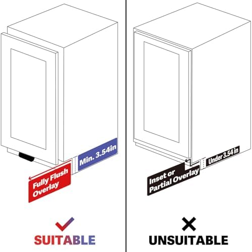 RVPEKUPE 4-Pack Under Cabinet Foot Pull for Trash Drawer, Matte Black 4" - Image 2