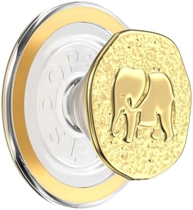 PopSockets Phone Grip for MagSafe, Magnetic Holder- Elephant Token - Image 4