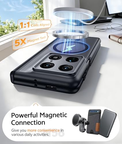 FNTCASE for Motorola Razr Fold Case, Fit for Magsafe, Hinge Protection - Image 3
