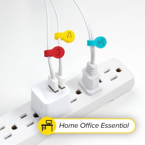 Cable Labels - Wrap-It Storage - Mini, Multi-Color (60 Pack) - Image 6