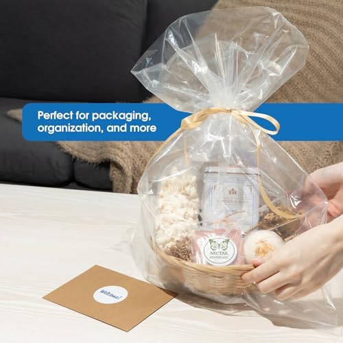 16" X 20" Open-End Flat Clear Poly Bags (100 Count) - 1.1 Mil - Image 6