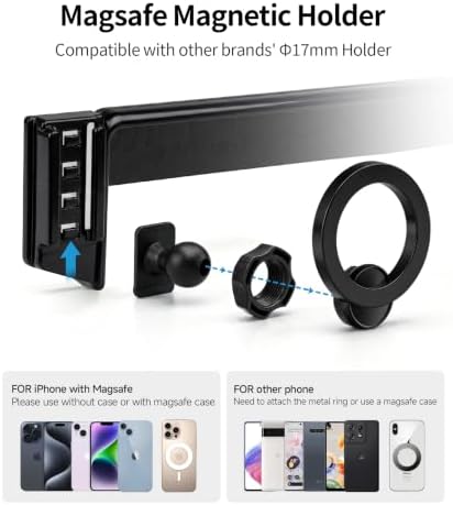 Car Phone Holder for Honda CR-V/HR-V/CRV 2023-2026 Accessories, 7/9" Screen - Image 6
