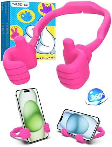 Christmas Stocking Stuffers for Teen Girls Women Cell Phone Holder Hot Pink by CALDEVER