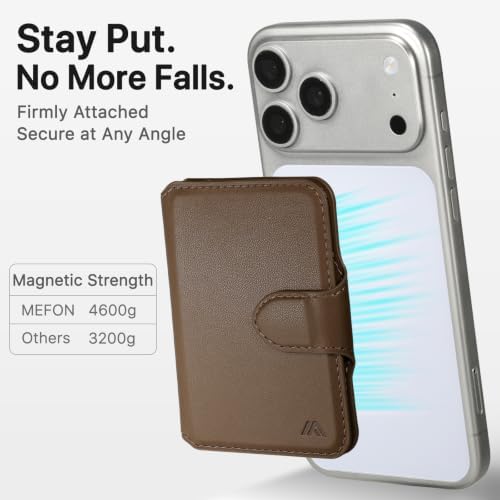 for MagSafe Wallet, Magnetic Phone Wallet RFID Blocking Strong Magnet - Image 3