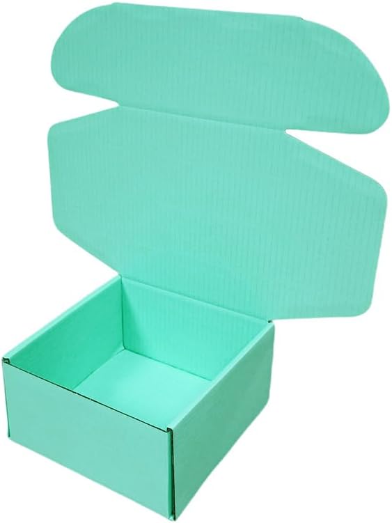 10 Pcs 9.8 x 9.8 x 4 inches Large Size Corrugated Cardboard Gift Boxes - Image 5