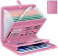 Fireproof Accordion File Organizer, Expanding File Folder with 13 Pockets by Huolewa