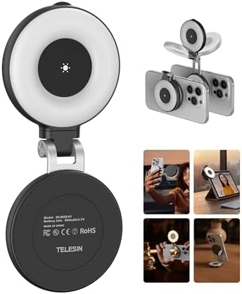 TELESIN C03 Strong Magnetic Phone Selfie Light for iPhone Magsafe by telesin
