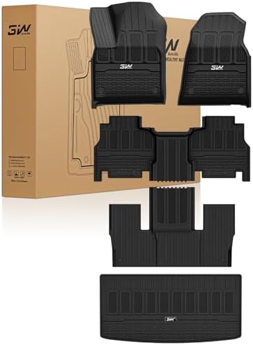 3W Floor Mats & Cargo Liner for Jeep Wagoneer 2022-2026 7-Seat (Not 8-Seat) by 3W