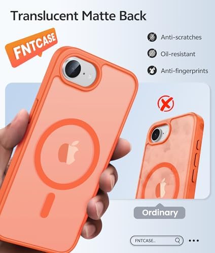 FNTCASE for iPhone 17e/ iPhone 16e Case, Fit for Magsafe, Screen Protector - Image 6
