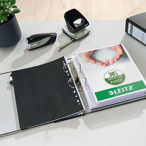 Leitz 180° Lever Arch File Plastic 50 mm - ring binders (Green, Plastic, A4) - Image 6