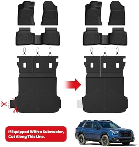 LASFIT Floor Mats & Cargo Mat for Subaru Outback 2026 - Image 2