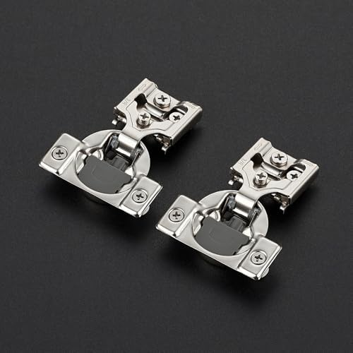 Soft Close Hinges for Kitchen Cabinet Hinges, 3/8 Inch Overlay, 30 Pack - Image 2