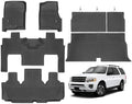 Floor Mat Set for 2003-2017 Ford Expedition 7 Seat/Bucket Seats by TongamaAllWeatherFloorMats