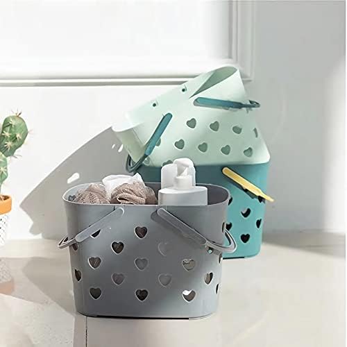 Portable Shower Caddy with Handle Plastic Shower Basket, 2 Pack, Grey - Image 4