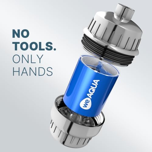 weAQUA Propeller Multi-Stage Pro Shower Filter Replacement Cartridge 4-Pack - Image 5