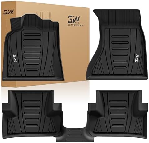 3W Floor Mats for Audi Q5 2009-2017 & SQ5 2013-2017, TPE All Weather by 3W