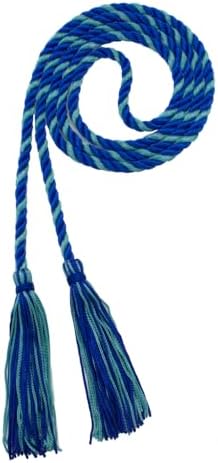 Tassel Depot Graduation Honor Cord - Royal/Teal - Every School Color Available - Made In Usa by TasselDepot