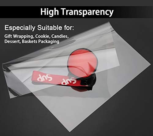20pcs 14X18 inch Clear Cellophane Bags Gift Wrap Treat Party Favors Bags - Image 6