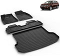 All Weather Car Floor Mats & Cargo Liner Set Fit for Lexus RX 2010 2011 2012 2013 2014 2015 Floor Liners Trunk Liner RX Cargo Mat Accessories Black by VOUKIY