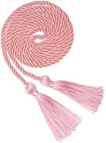 Pink Graduation Cord, Graduation Honor Cords for Class of 2026, Rayon Braided Grad Cord with Tassels, 68" Long Polyester Yarn Honor Ropes for Bachelor, Master, Doctoral by GHGMAO