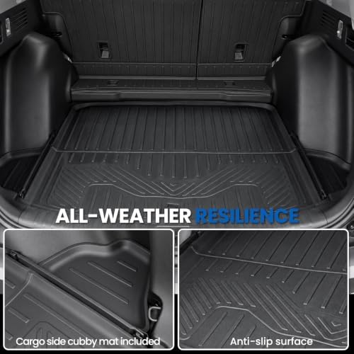 Floor Mats for Honda CRV 2017-2022 Gas Only, with Cargo Mat - Image 6