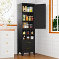 20 inch Wide Storage Cabinet with Doors and Shelves, Tall Narrow Pantry by Unknown