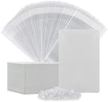 Earring Cards, Set Earring Making Supplies with 100 Pcs Earring Holder Cards 200 Pcs Earring Backs and 100 Jewelry Packaging for Earrings Necklace Jewelry Display, Jewelry Bags 3.5x2.4 Inches (White) by BOOMIBOO