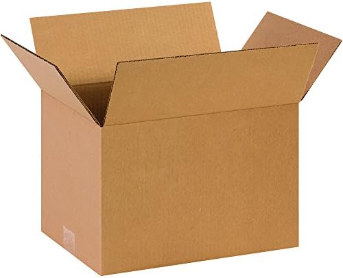 PARTNERS BRAND 14 x 10 x 9 Corrugated Cardboard Boxes, Medium 14"L x 10"W x 9"H, Pack of 25 | Shipping, Packaging, Moving, Storage Box for Home or Business, Strong Wholesale Bulk Boxes by Partners+Brand