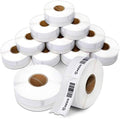 Replacement for DYMO 30346 (12 Rolls, 7200 Labels) 1/2" X 1 7/8" by AegisAdhesives