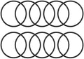 uxcell Nitrile Rubber O-Rings 63mm OD 56.8mm ID 3.1mm Width, Metric Sealing Gasket, Pack of 10 by uxcell