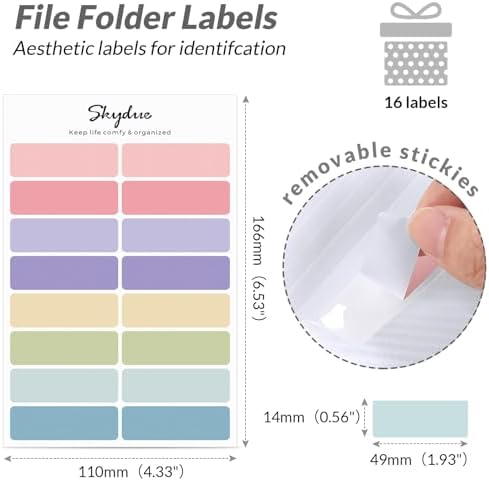 SKYDUE Expanding File Folder with 7 Pockets, Accordion File Organizer, Portable Folders for Documents, School Office Supplies Bungee Closure, Letter/A4 Size White - Image 2