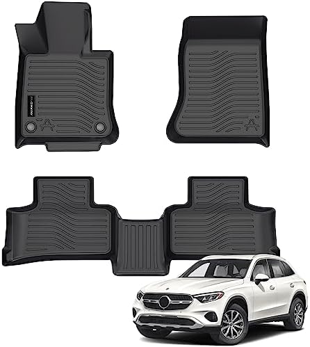 AUXKO All Weather Floor Mats for Mercedes-Benz GLC 2026 2025 2024 2023 by AUXKO