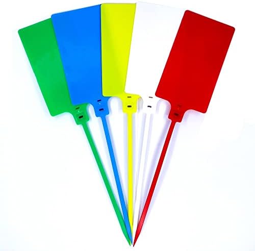 Plastic Seals Shipping Tags Logistics Use Big Sign Tie Large Label Tie, 255mm Total Length, Package of 100pcs (5 Colors Mixed) - Image 3