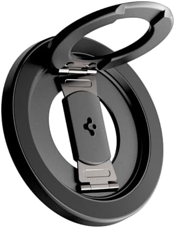Spigen for MagSafe Phone Grip, O-Mag Ring MagFit Dual Magnet Hinge Holder by Spigen