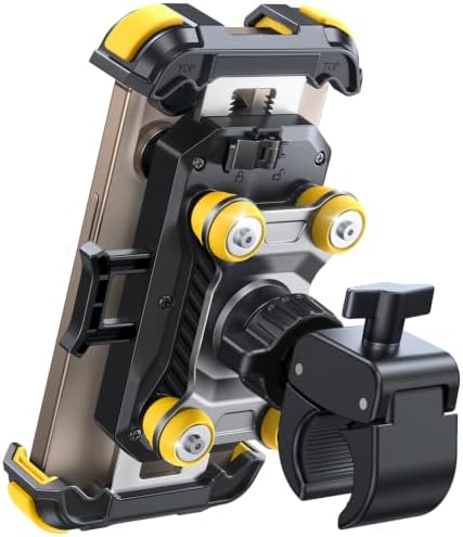 JOYROOM Motorcycle Phone Mount 150mPh Anti-Shock Dual Vibration Dampener by JOYROOM